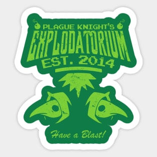 Plague Knight's Explodatorium Sticker